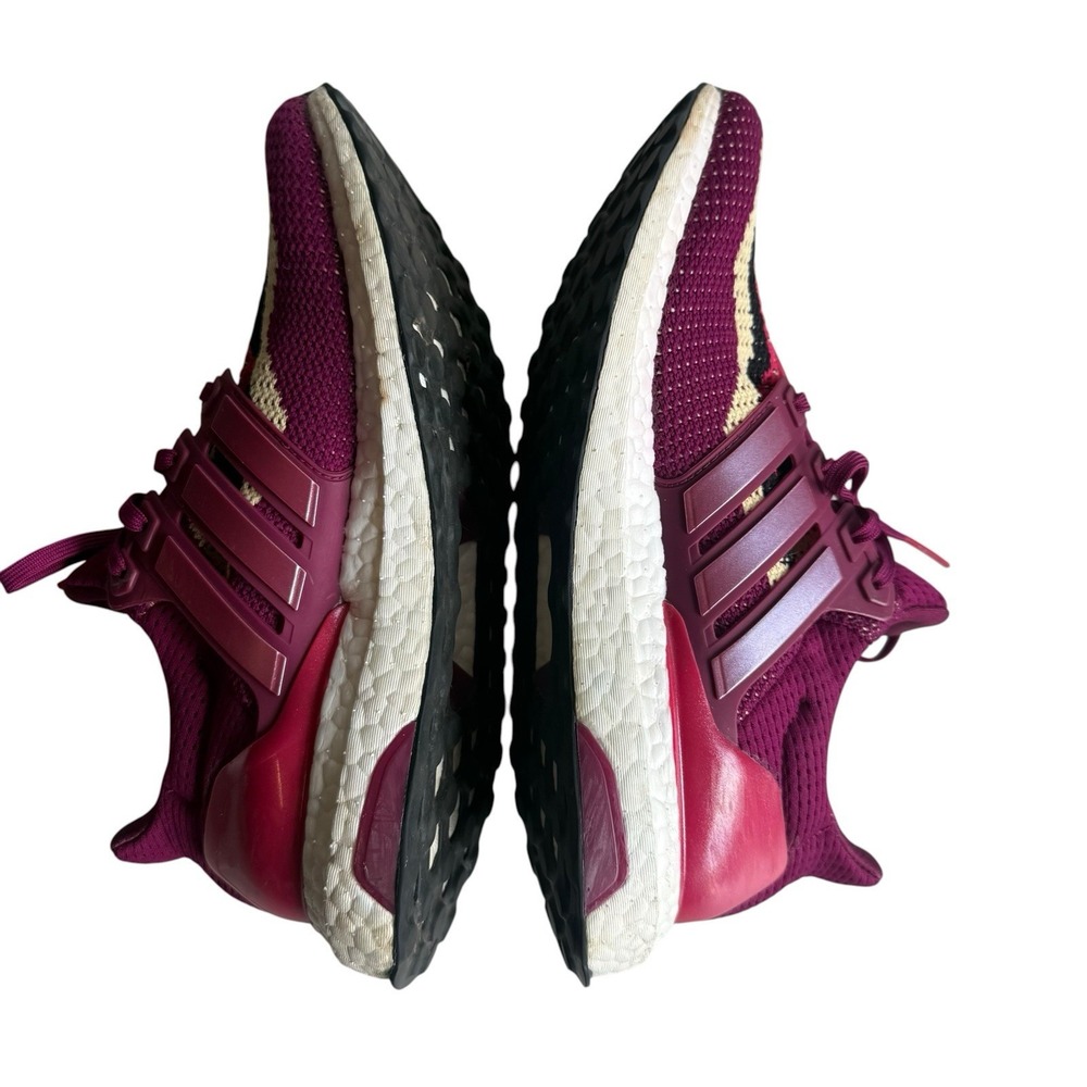 Adidas Women's UltraBoost 2.0 DNA US Size 7.5 Power Berry Knitted Running - Picture 7 of 9